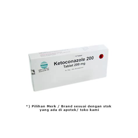 Ketoconazole 200 Mg 10 Tablet Kegunaan Efek Samping Dosis Dan