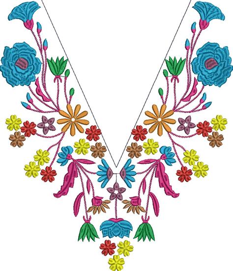 Arabian Neck High Quality Embroidery Free Design 602