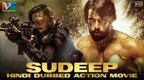 sudeep hindi dubbed action movie hd south indian hindi dubbed movies 2020 indian video guru
