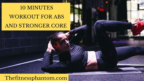 10 Minute Abs Workout At Home No Equipment The Fitness Phantom