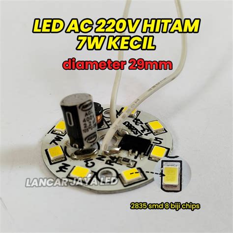 Jual Modul Pcb Led Ac Kode Hitam W Kecil Shopee Indonesia