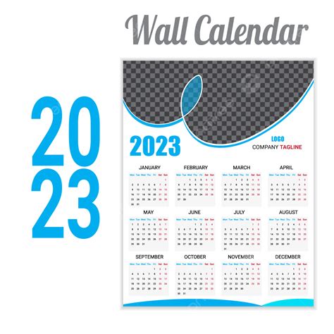 Business Unique Wall Calendar 2023 Template Design Template Download On