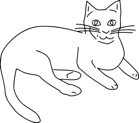 Download Free Clipart Of A Black And White Cat White Cat Png Clip Art PNG Image With No
