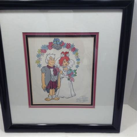 Hanna Barbera Pebbles And Bam Bam Wedding 1992 Serigraph Ebay