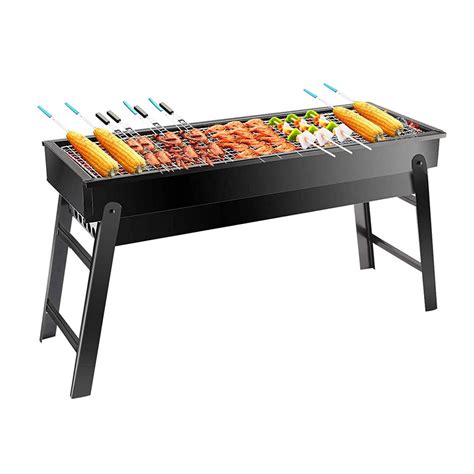 Foldable Bbq Grillbbq Charcoal Grillportable Barbecue Camping Picnic