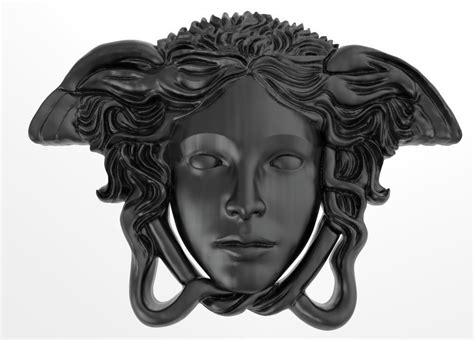 Gold Versace Medusa Pendant 3d Printable Model Cgtrader