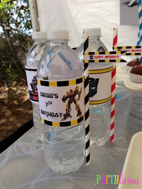 Party plan and transformer party ideas for an easy and fun birthday party at home. Partylicious Events PR: {Transformers Birthday Bash}