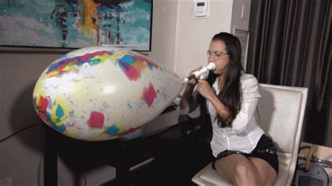 Ashlynn Blows A 15 Mexican Agate Balloon To Bursting Mp4 1080p The Inflation Laboratory