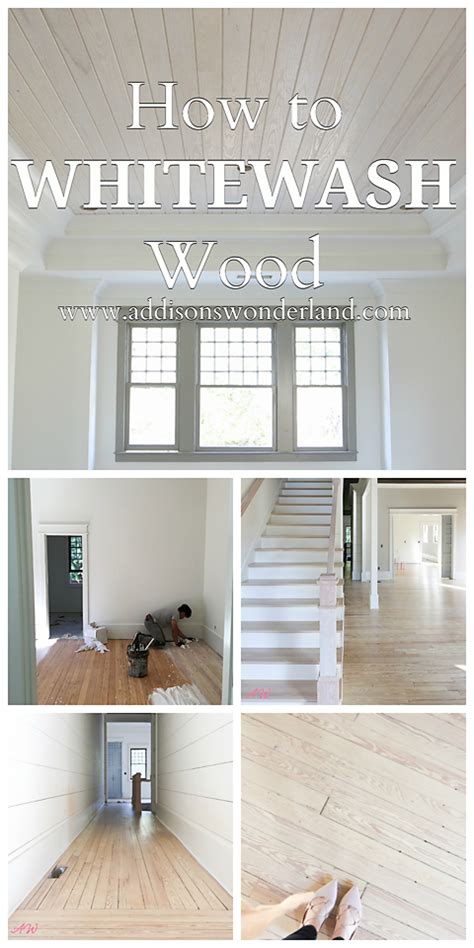 How To Whitewash Wood Flooring Copy Addisons Wonderland