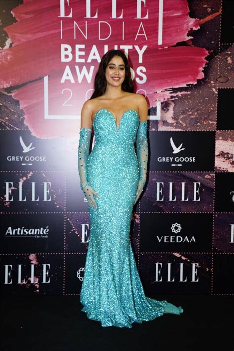 Janhvi Kapoor Looks The Hottest Mermaid Ever In Blue Gown With Plunging