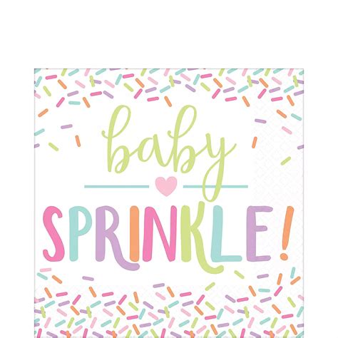 Baby Sprinkle Baby Shower Lunch Napkins 16ct Party City