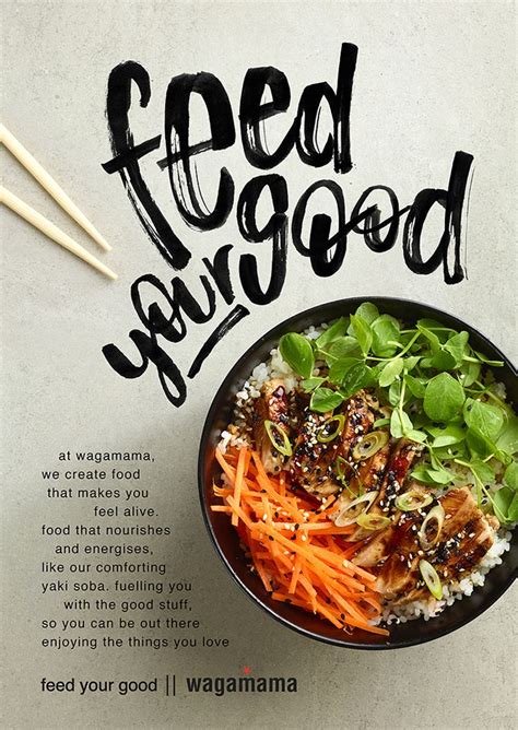 Wagamama On Behance Food Poster Design Food Design Food Advertising