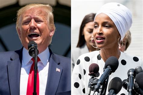 Trump Repeats Claim That Ilhan Omar Married Her Brother