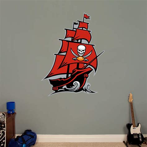 Exclusive logo design pirate ship logo free business card. Tampa Bay Buccaneers Pirate Ship Logo Fathead Wall Decal