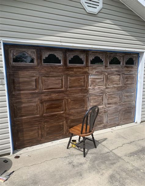 Another Garage Door Update With Minwax Gel Stain