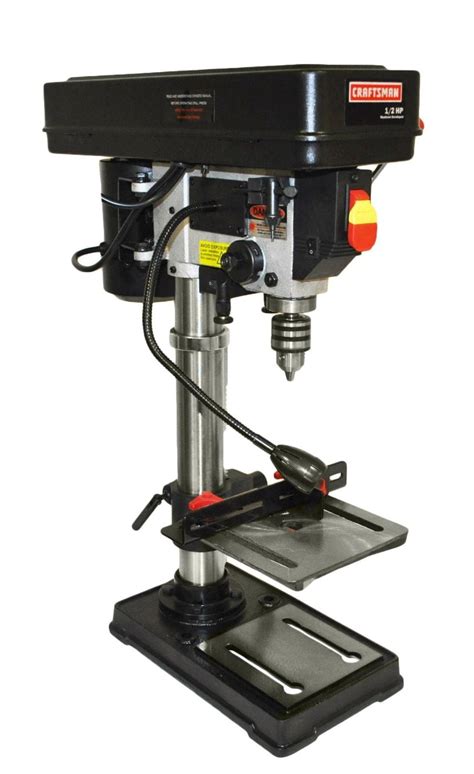 Craftsman Bench Drill Press 10 In With Guiding Laser 5 Speed 12 Hp