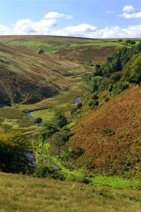Moorland Valley River Barle English Countryside Beautiful Places