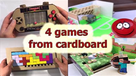 4 Interesting Games From Cardboard Youtube