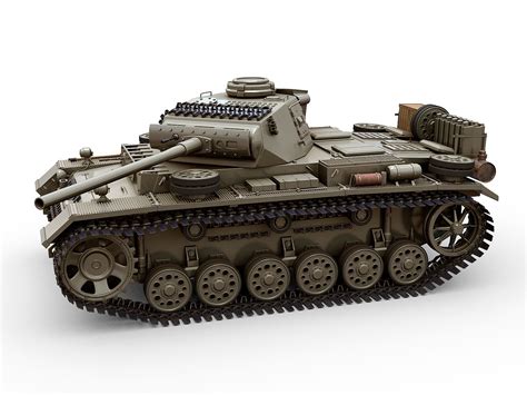 Panzer Iii Ausf G 3d Model 185 Max Fbx Obj Free3d