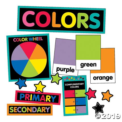 Carson Dellosa® Just Teach Color Cards Mini Bulletin Board Set