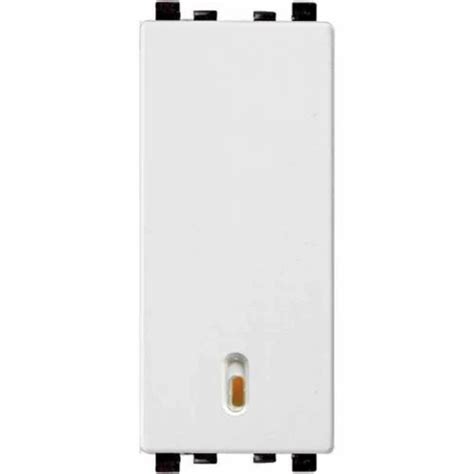 Schneider Electric Zencelo 6a 1 Way White Full Flat Switch With