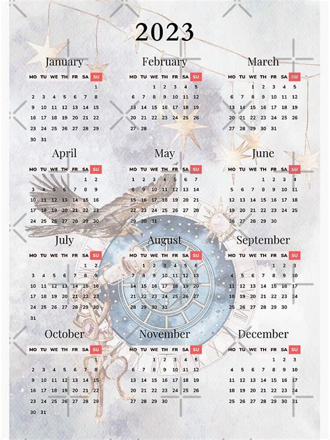 2023 Kalender Druckbar 2023 Druckbarer Kalender Druckbarer Kalender