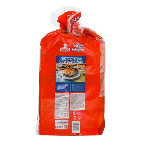 Bimbo Whole Wheat Bread Loaf 2 Packs Of 650 G Breads And Tortillas