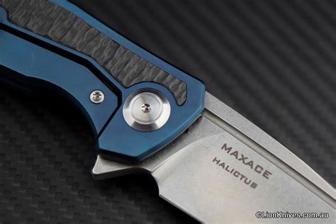Maxace Halictus Limited Edition Folding Knife Titanium Carbon Fiber