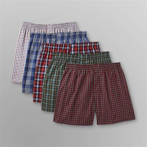 Hanes Mens Ultimate Tagless Boxer Shorts 5 Pack Assorted Colors