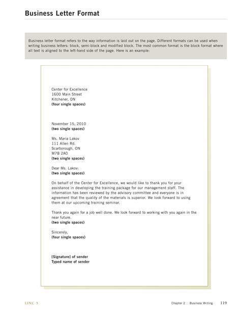 Free Editable Business Letter Template