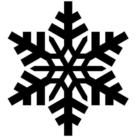 Snowflake Clipart Black And White Png Mathews
