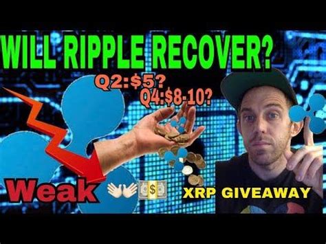 I just came across an answer on this platform where someone referred. Can ripple from its recovery drop massive and hit $8 - $10 ...