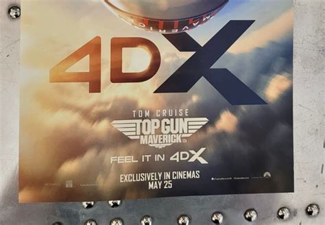 Official Tom Cruise Top Gun Maverick 4dx Movie Poster Mike Barnett