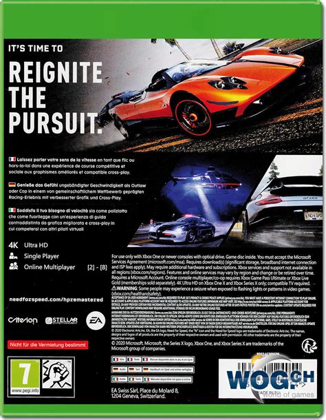 Need For Speed Hot Pursuit Remastered Xbox One World Of Games