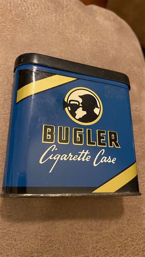 Vintage Bugler Cigarette Case Etsy