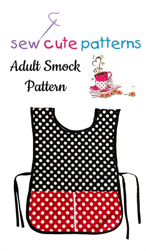 Adult Apron Pattern Sewing Pattern Cobbler Apron Pattern
