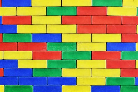 Colored Blocks As Wall Or Background Stock Image Image Of Blocks