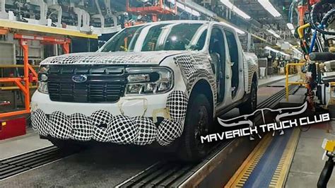 The 2022 Ford Maverick Is Finally Starting To Look Like A Truck