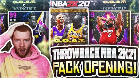 I Went Back To Nba 2k21 And Pulled A Goat Card Throwback Nba 2k21