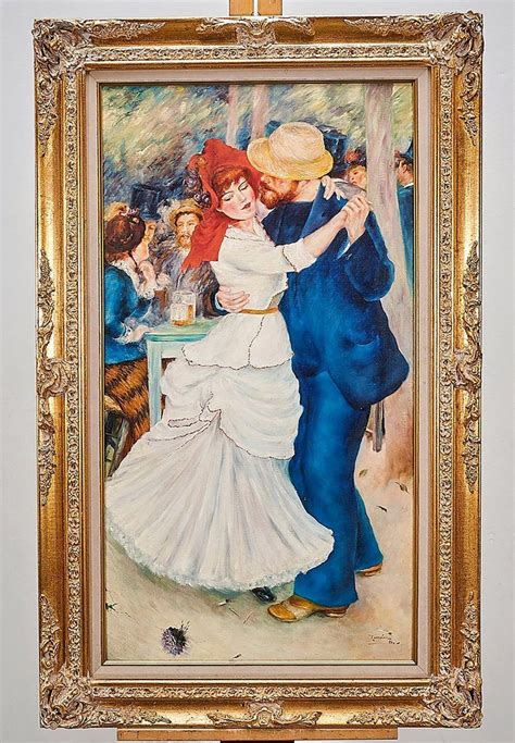 Original Figurative Oil Painting After Renoir Dance At Bougival At 1stdibs