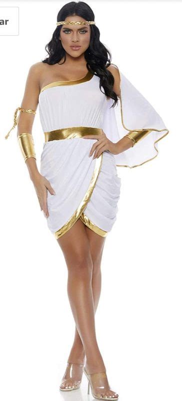 fantasia de deusa grega forplay goddess female costume set with i