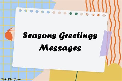 120 Cutest Seasons Greetings Messages Cards And Wishes