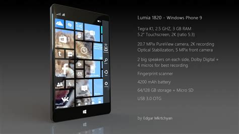 Lumia 1820 Is A Brand New Phone By Microsoft Without