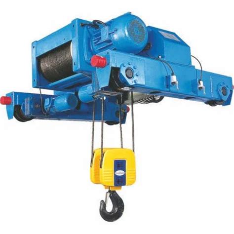 With Trolley 25 Ton Electric Wire Rope Hoist 240v Rs 125000 Id
