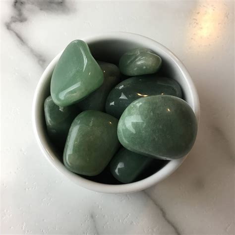 Green Aventurine Tumbled Stone Healing Stones Small Metaphysical
