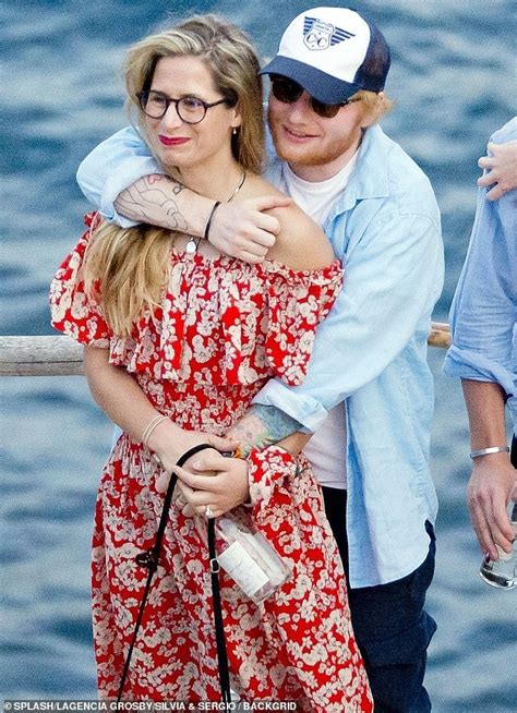 Ed Sheeran And His Wife Cherry Seaborn Look The Picture Of Marital Bliss Daily Mail Online