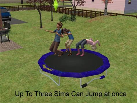 Mod The Sims New Mesh Jumpking Sim Trampoline Pc Computer Games