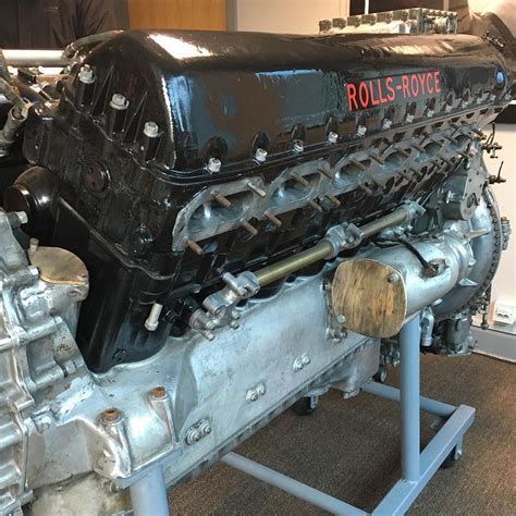A Rolls Royce Merlin Type Engine It Has A Litre V Engine
