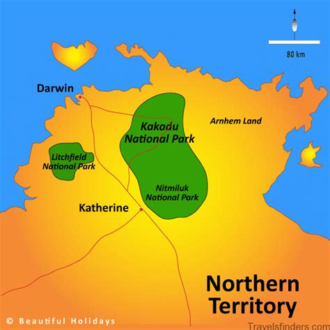 Kakadu National Park Australia Map And Travel Guide Travelsfinderscom
