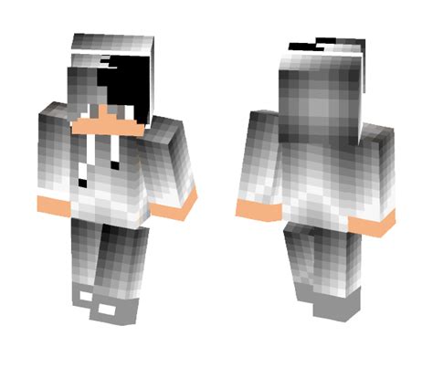 Download Gray And Black Haired Boy Minecraft Skin For Free